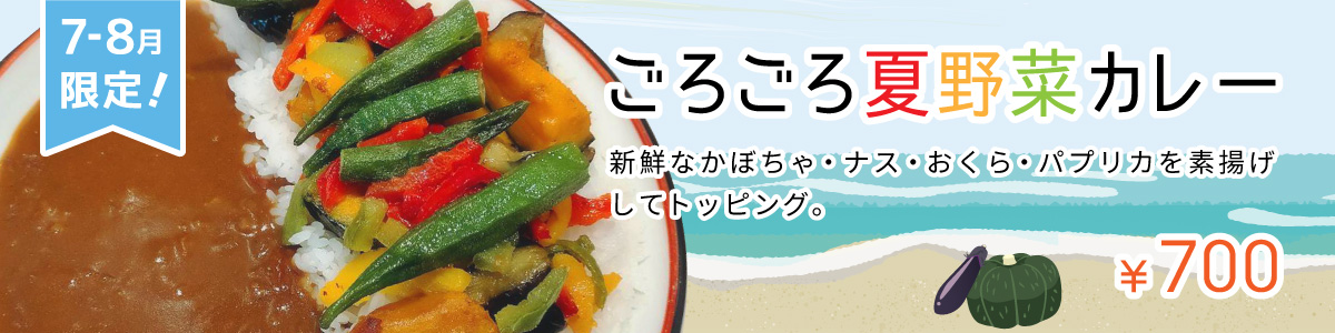 期間限定ごろごろ夏野菜カレー 期間限定ごろごろ夏野菜カレー